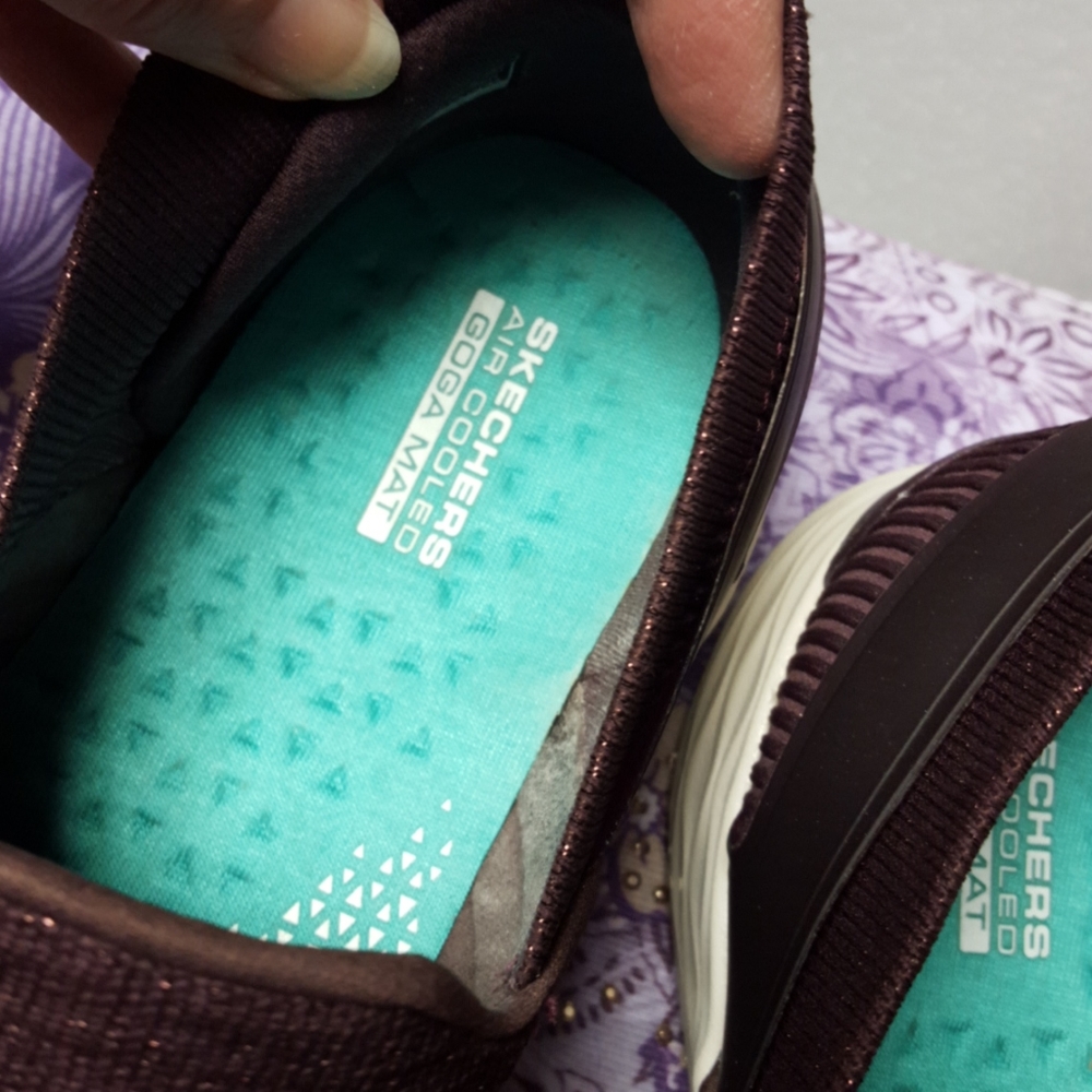 ❤️👟NWOT Women's Skechers purple shoes size 10.5❤️👟 - Picture 11 of 12